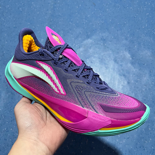 李宁音速13V2篮球鞋低帮减震轻量回弹稳定支撑专业运动鞋ABAV075