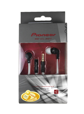 Pioneer先锋 80T入耳式耳塞 线控手机耳机耳麦高清 亏本清仓货