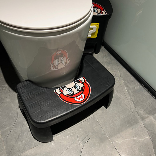 高端马桶凳脚凳卫生间儿童垫高凳加厚防滑便蹲坑神器助成人踩新款