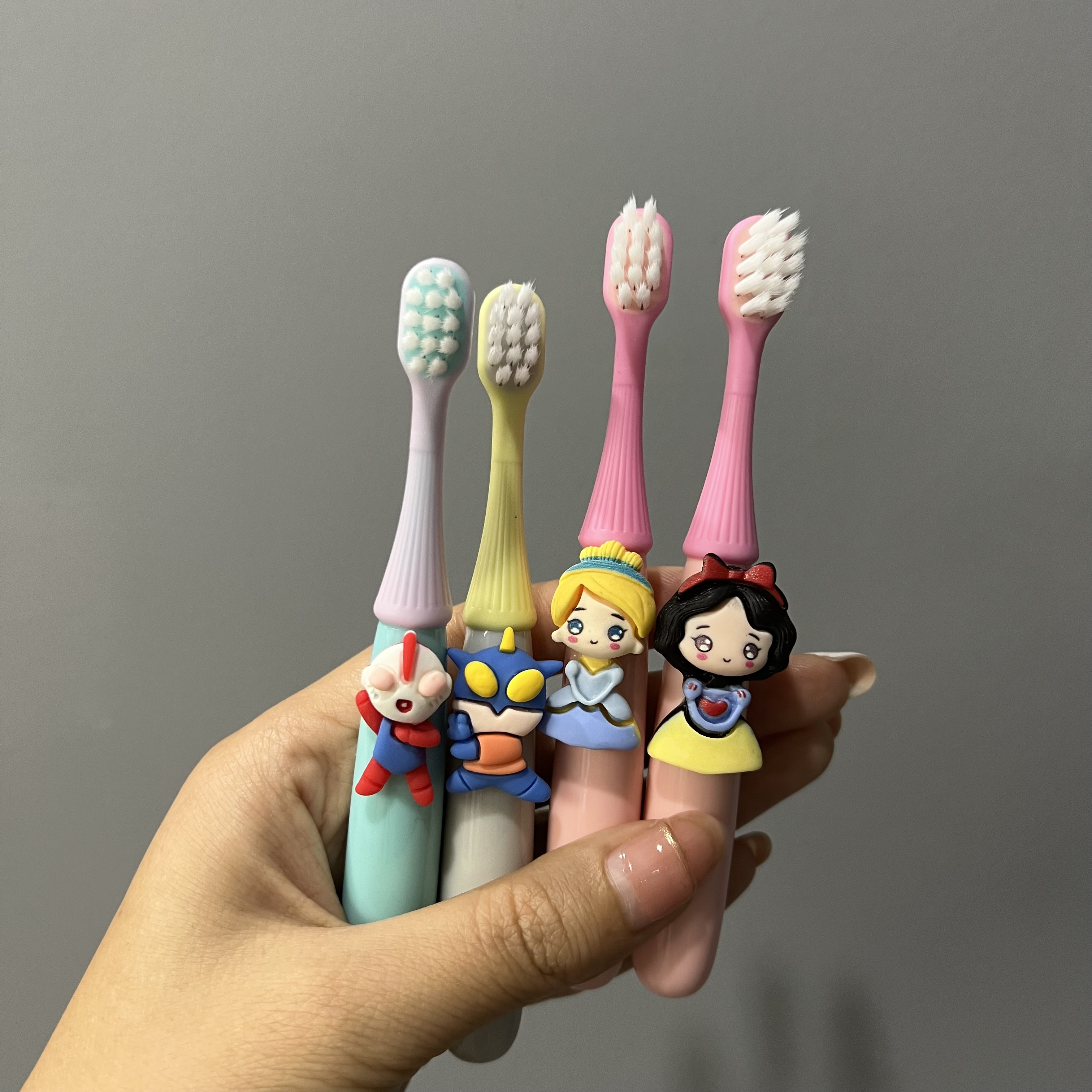 超细小头儿童牙刷软毛2-3-6岁创意卡通宝宝小孩男女童专用乳牙刷