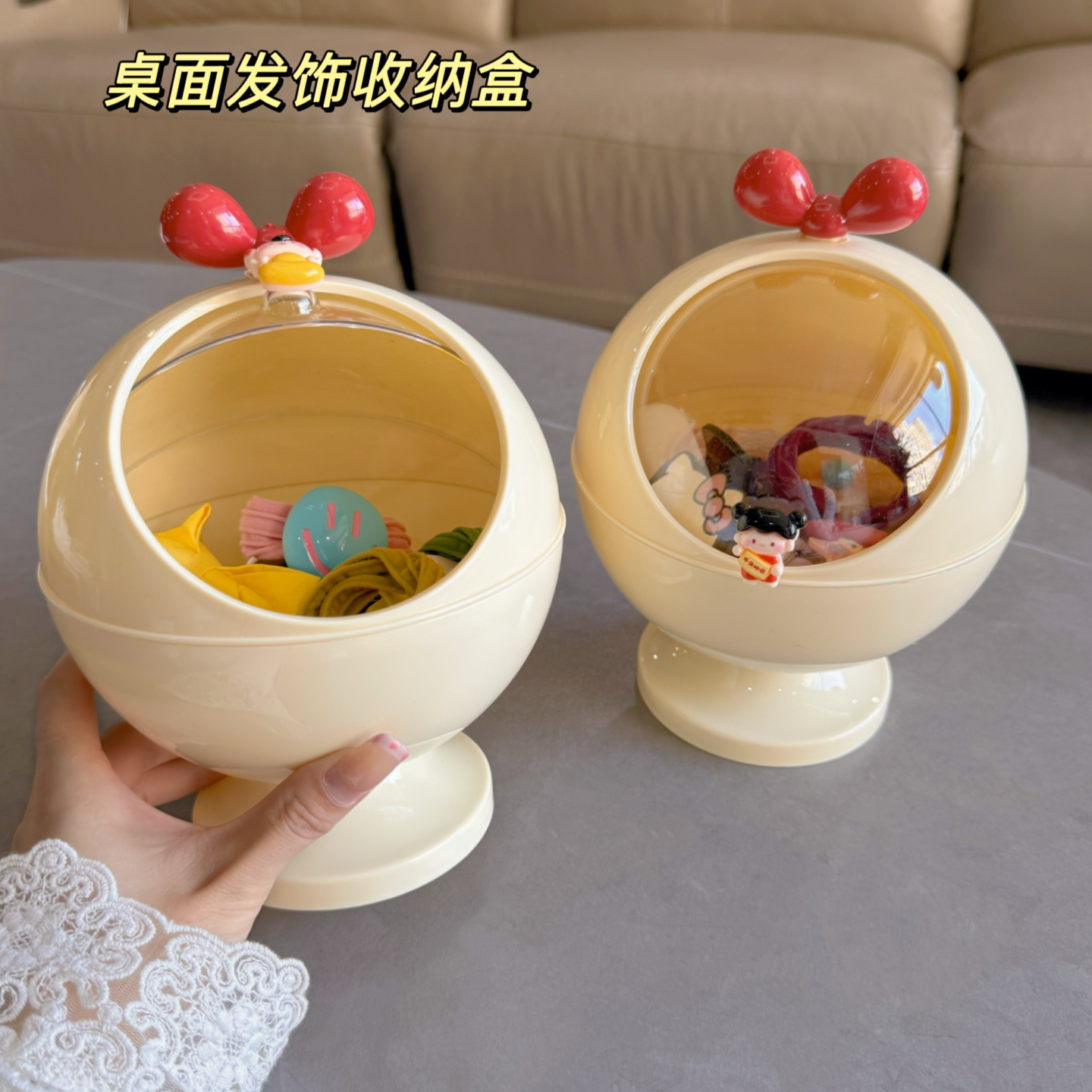 儿童发饰首饰盒创意发圈发绳发夹