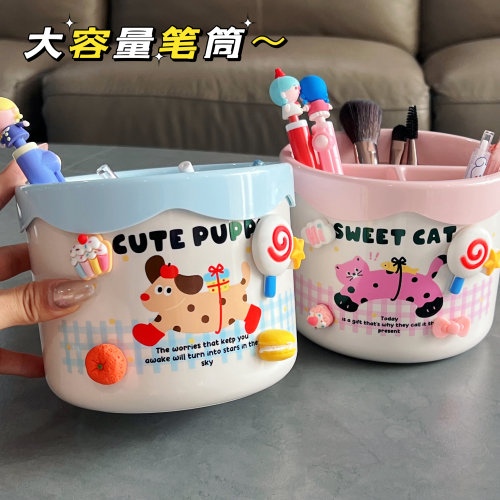 桌面垃圾桶高颜值迷你小号带盖