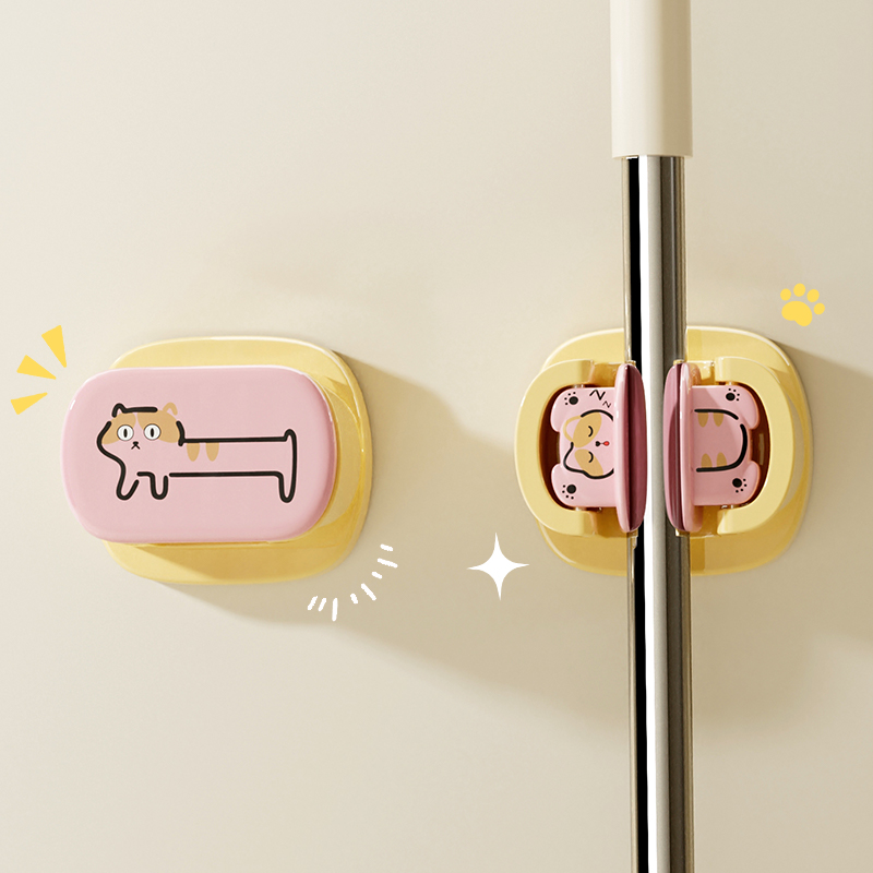 免打孔拖把扫把壁挂夹