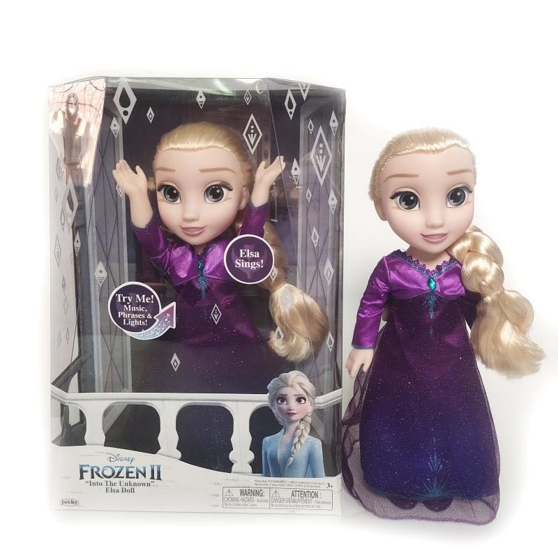 发光唱歌爱莎公主娃娃过家家玩偶