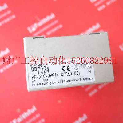 议价IFM PP7024 易福门全新压力感测器 PP-010-RBG14-QFRKG/U现货