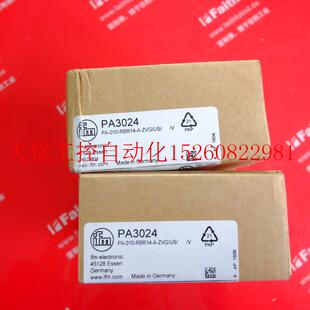 ZVG RBR14 议价 U现货 易福门全新压力感测器 010 PA3024