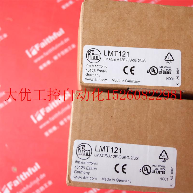 议价 LMT121易福门全新液位感测器 LMACE-A12E-QSKG-2/US现货