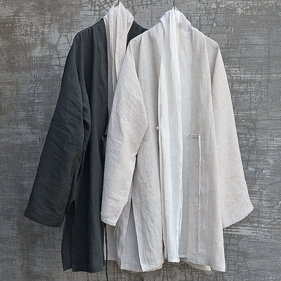 三世一木中长汉服夏季薄款外套