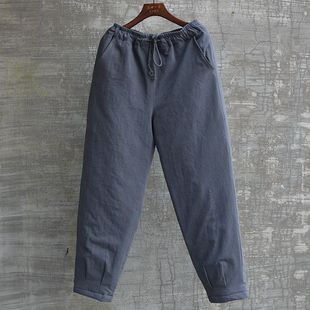 保暖棉花外穿棉裤 时尚 长裤 舒适休闲棉麻宽松大码 流行 男士 原创冬季