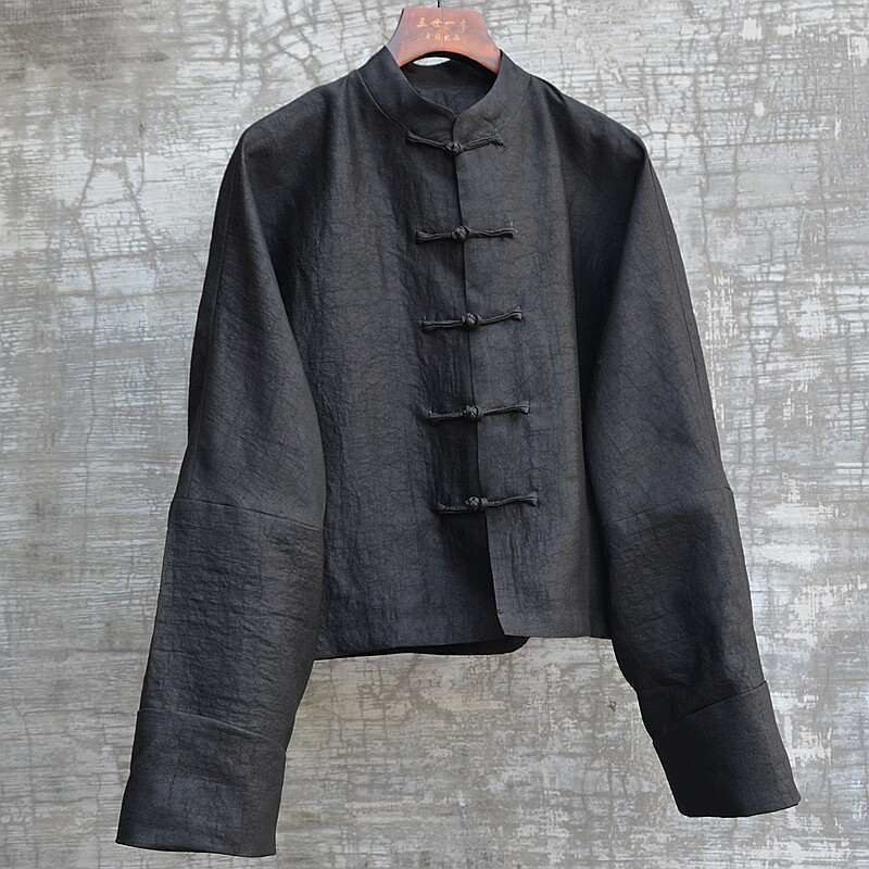 三世一木复古中国风短款外套唐装