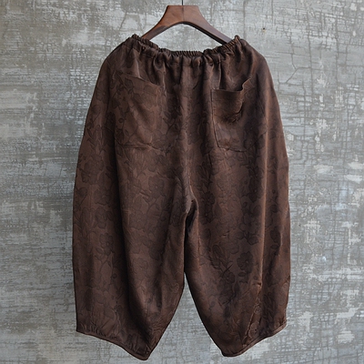 三世一木七分裤灯笼裤时尚流行