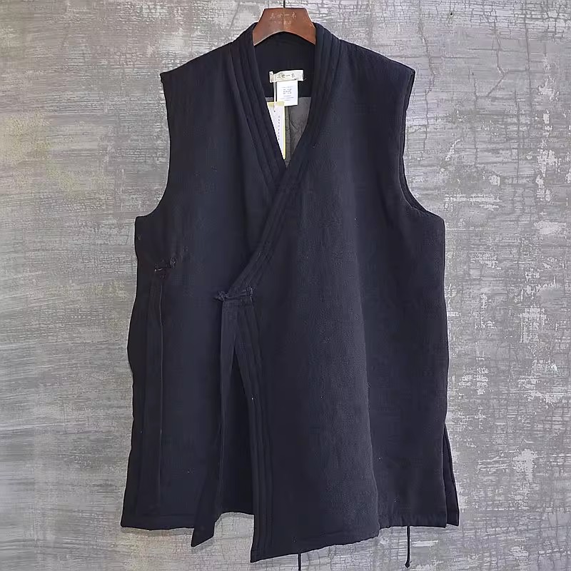 中式马甲男装春秋冬外穿