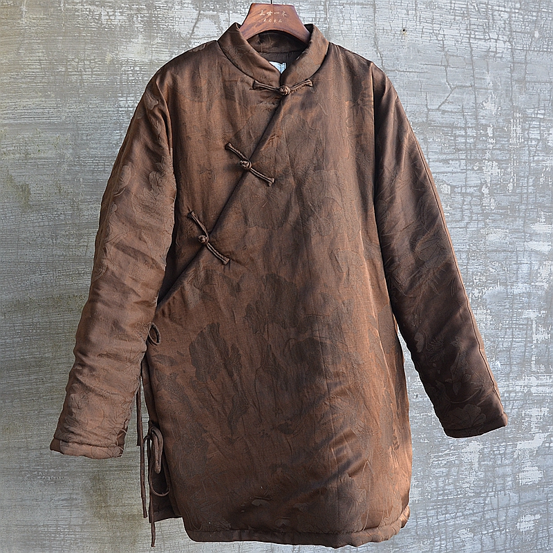 三世一木棉花中长款复古国风宽松