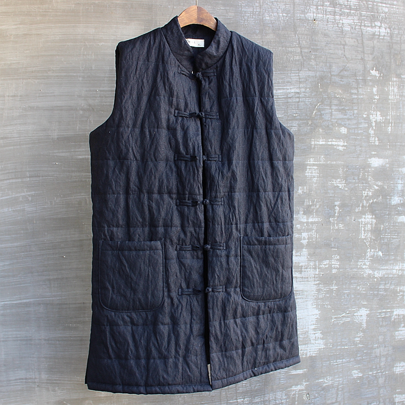 中国风男装盘扣棉衣复古中式唐装