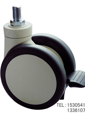 进口医疗设备万向脚轮 高档带刹车医用设备脚轮 120mm/5寸/M16X25