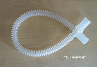 60厘米儿童呼吸机硅胶管路/麻醉机小儿呼吸硅胶螺纹管(直径15mm)