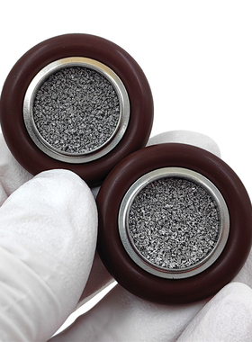 真空支架KF16不锈钢多层丝网烧结滤芯滤片 KF25过滤网 50微米现货