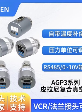数显电阻皮拉尼真空计AGP3系列 替代英福康PSG500真空规