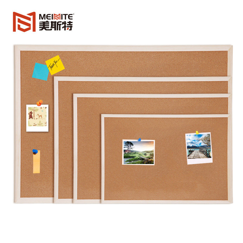 软木板照片墙背景墙学生宿舍留言板办公室公告栏宣传图钉板告示板