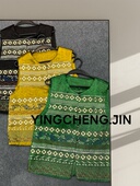 YCJ新中式 国风提花马甲女2025新款 重工刺绣加棉背心坎肩外搭上衣