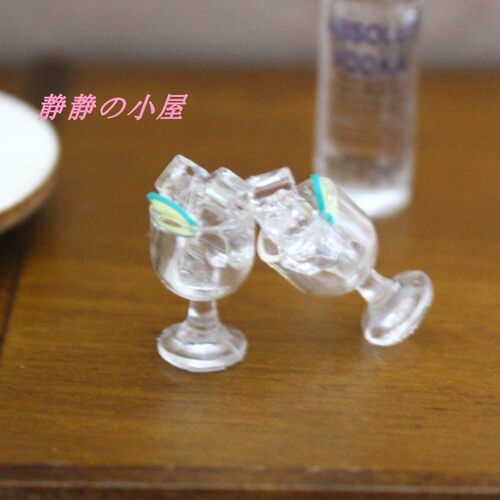 DOLLHOUSE小布娃娃屋配件DIY场景模型微缩食玩ob11小家具迷你酒杯