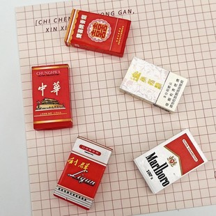 小布娃娃屋配件 兵人配件微景观小摆件 场景模型迷你仿真香烟模型