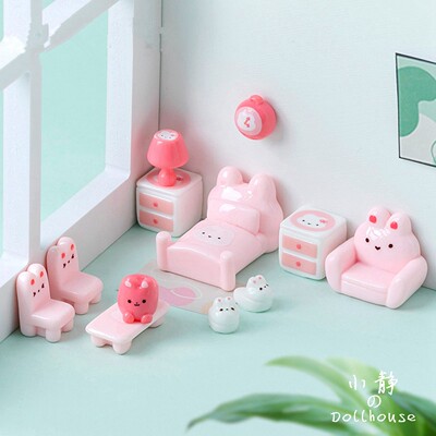 bjd娃娃屋装饰DIY场景模型摆件