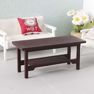 bjd微缩家具娃娃屋配件diy场景模型摆件迷你过儿童家家中式木桌子