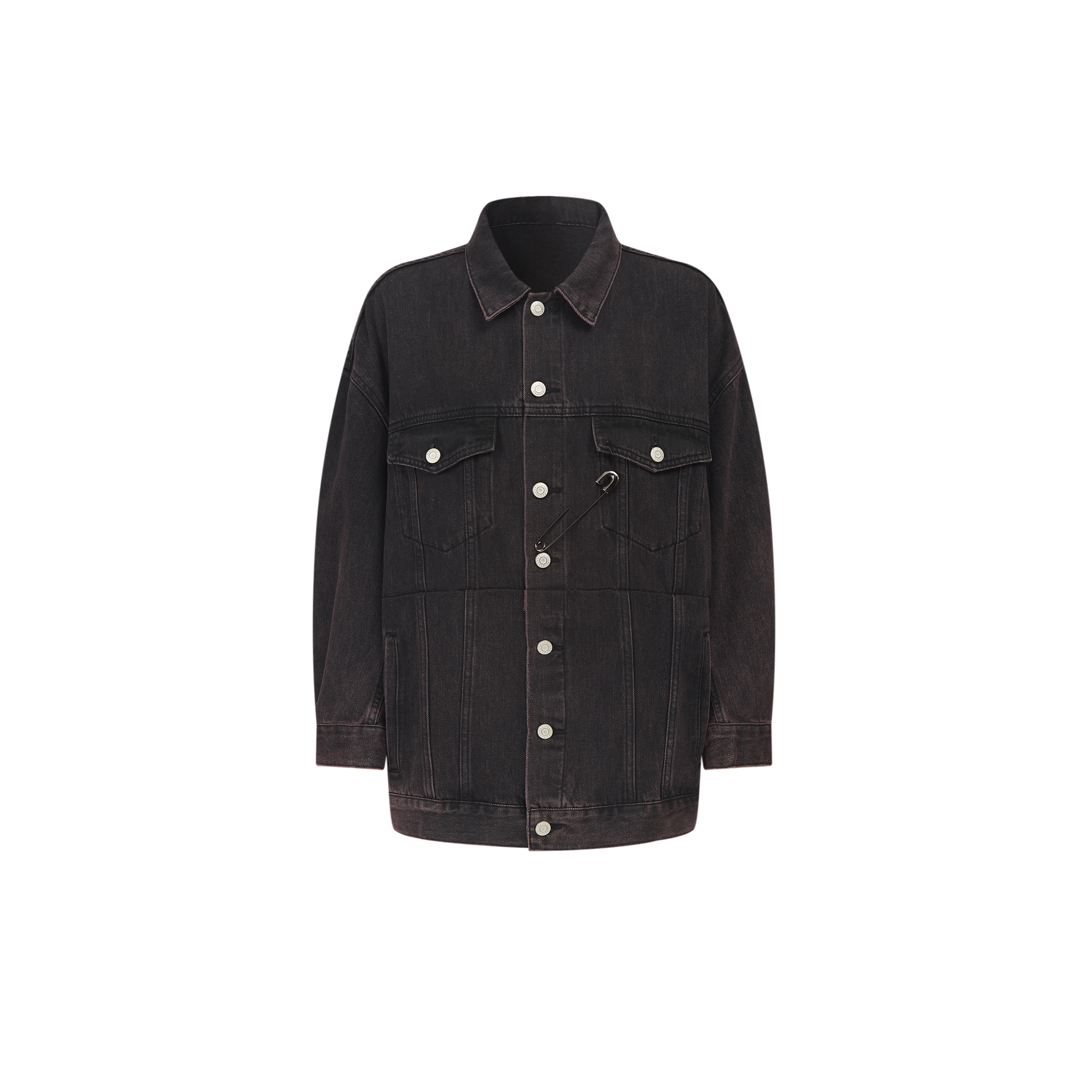 大别针二号牛仔外套