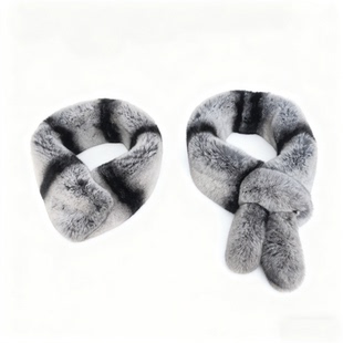 龙猫围脖 水獭兔毛