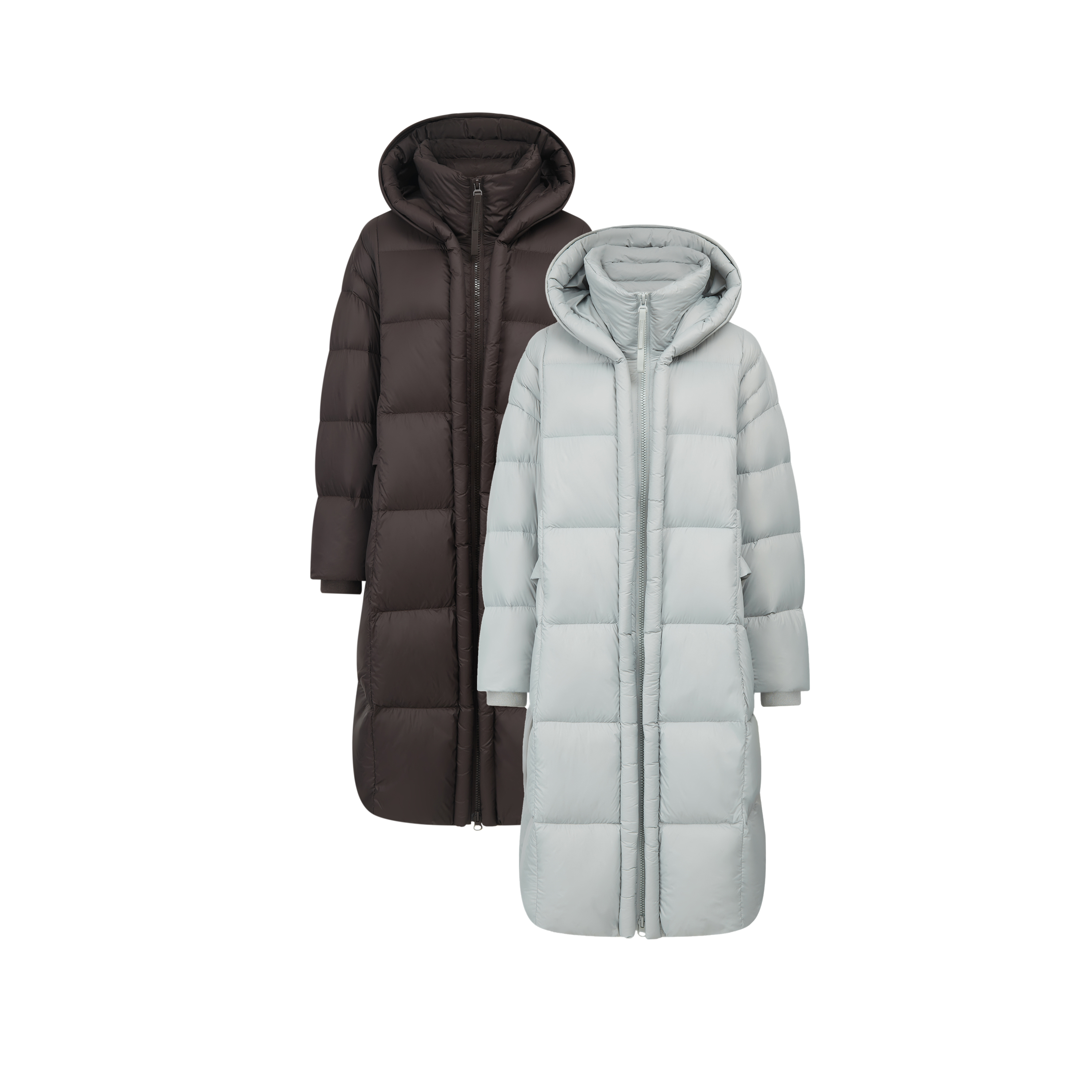 【巧】小富婆鹅绒服 高充绒泡芙过膝长款柔软蓬松保暖鹅绒服ZF767