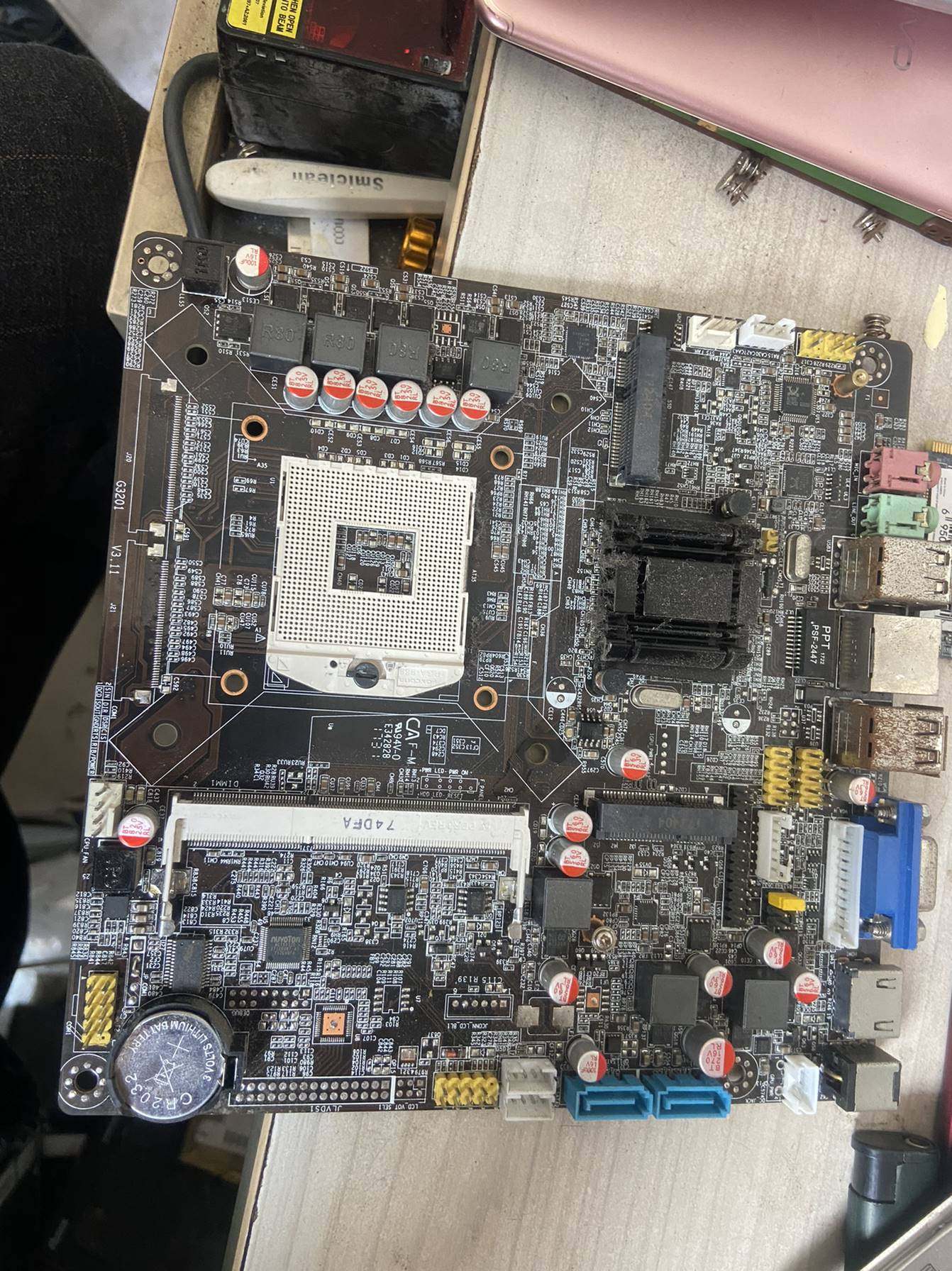 一体机主板pa_hm65 hm77 ddr3 迷你 3代i3/i5/i7cpu lvds 17*17