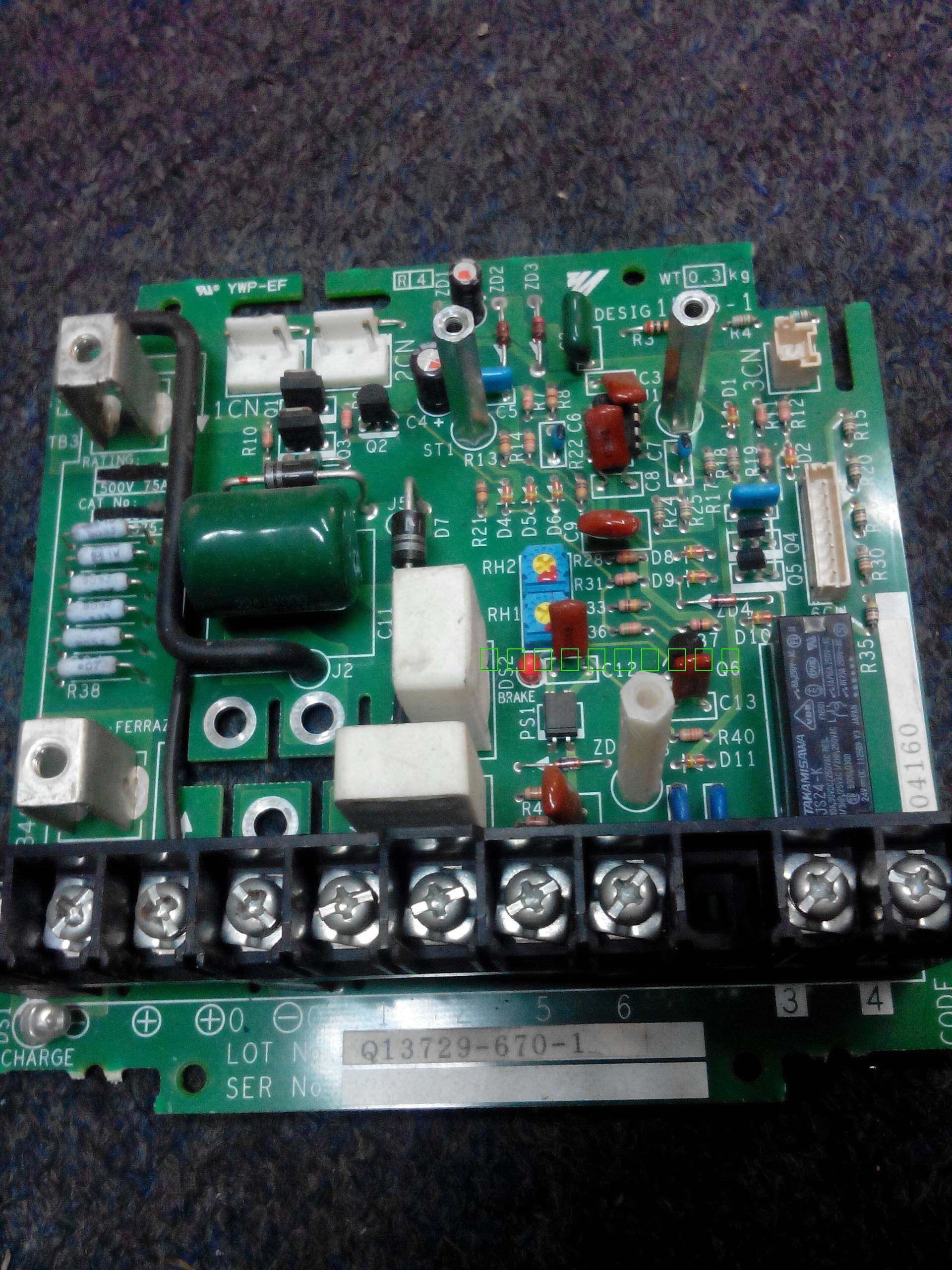 etx004160 安川cdbr-4030b/cdbr-4045b制动单元板