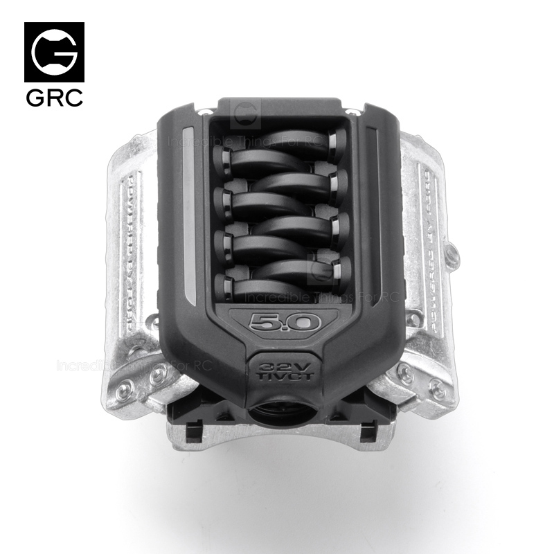 GRC V8仿真发动机风扇散热器 F11电机散热二代 引擎罩 GAX0097A/B