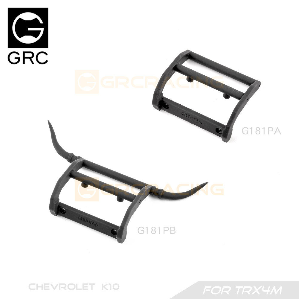 GRC TRX4M雪弗兰K10前杠牛栏A/B款(3D打印) 改装车壳配件 #G181P