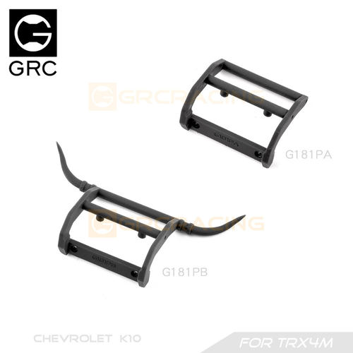 GRC TRX4M雪弗兰K10前杠牛栏A/B款(3D打印) 改装车壳配件 #G181P