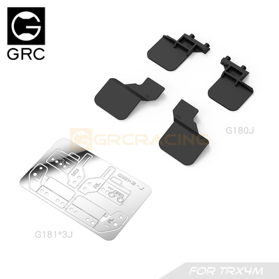 GRC TRX4M福特F150/雪弗兰K10 软胶片 车壳仿真金属支架 #G181/3J