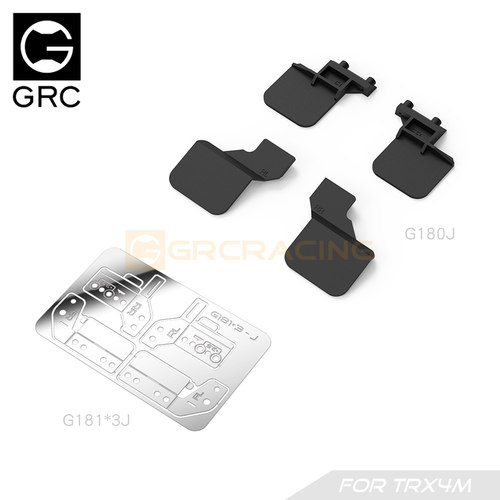 GRC TRX4M福特F150/雪弗兰K10 软胶片 车壳仿真金属支架 #G181/3J