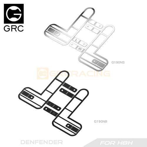 GRC H8H 卫士不锈钢尾灯罩 仿真 车壳防护金属片#G190NS/NB