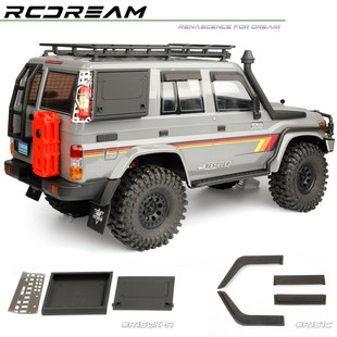 RCDream 1/10 RGT LC76 晴雨挡 侧窗工具箱 扩展侧边箱书包储物箱