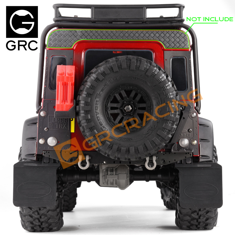 GRC TRX4卫士尾门两侧不锈钢片 金属装饰片 仿真铆钉   G043BB/BS