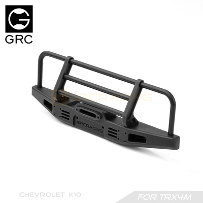 GRC TRX4M雪弗兰K10荒野前杠 (3D打印) 车架改装车壳配件 #G181UP