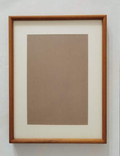 柚木实木20寸画框挂墙客厅卧室书房办公室挂画油画字画照片海报框