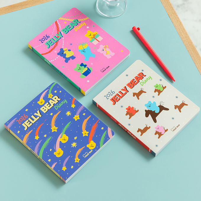 韩国dailylike可爱果冻熊手账本