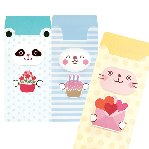 韩国FromTo可爱卡通礼券收纳信封袋利是封红包袋礼金卡券纸袋