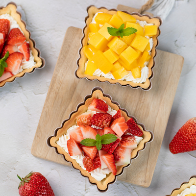 学厨活底派盘水果塔蛋挞烘焙模具