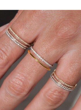 真的美40粒钻闪小排钻半圈钻细