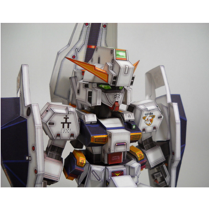 hazel敢达tr-1高达机动战士3d立体纸模型diy手工制作折纸玩具
