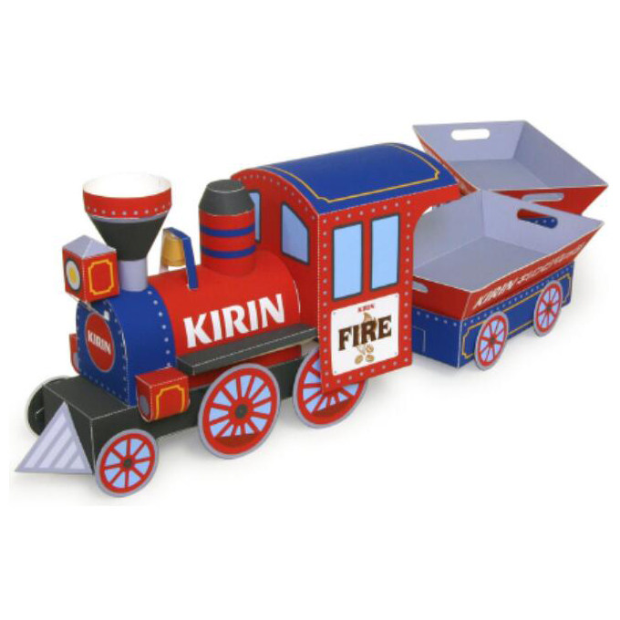 卡通交通工具小火车3d立体纸模型diy手工制作儿童益智折纸玩具