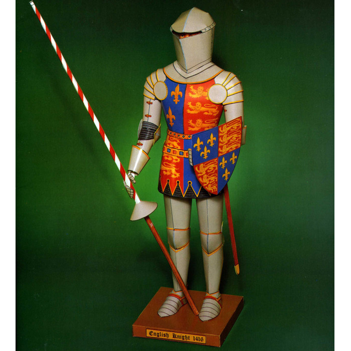 中世纪骑士铠甲盔甲3d立体纸模型diy手工制作儿童益智折纸玩具